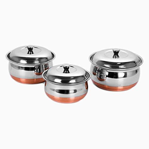 Stainless Steel Handi with Lid